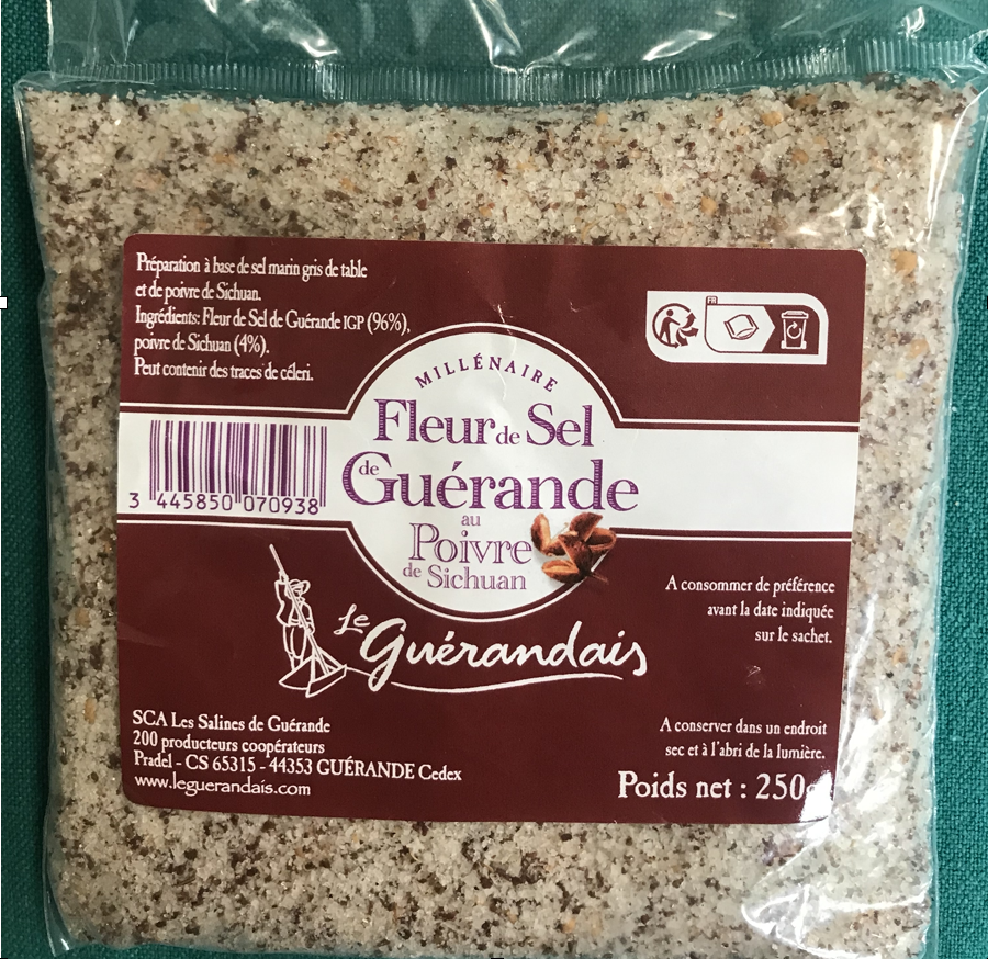 Fleur de Sel with Sichuan Pepper (250g) - For Great Cooks and Chefs