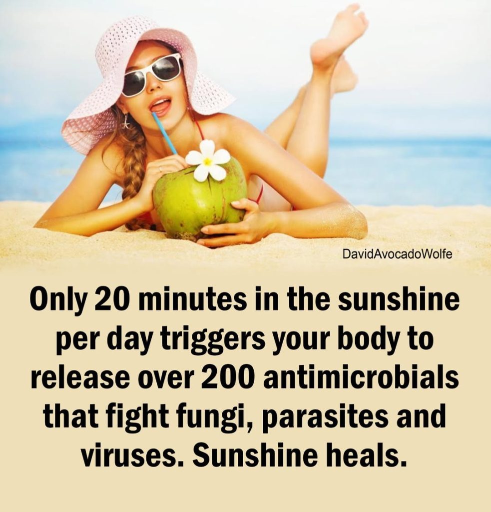 Benefits of sunshine